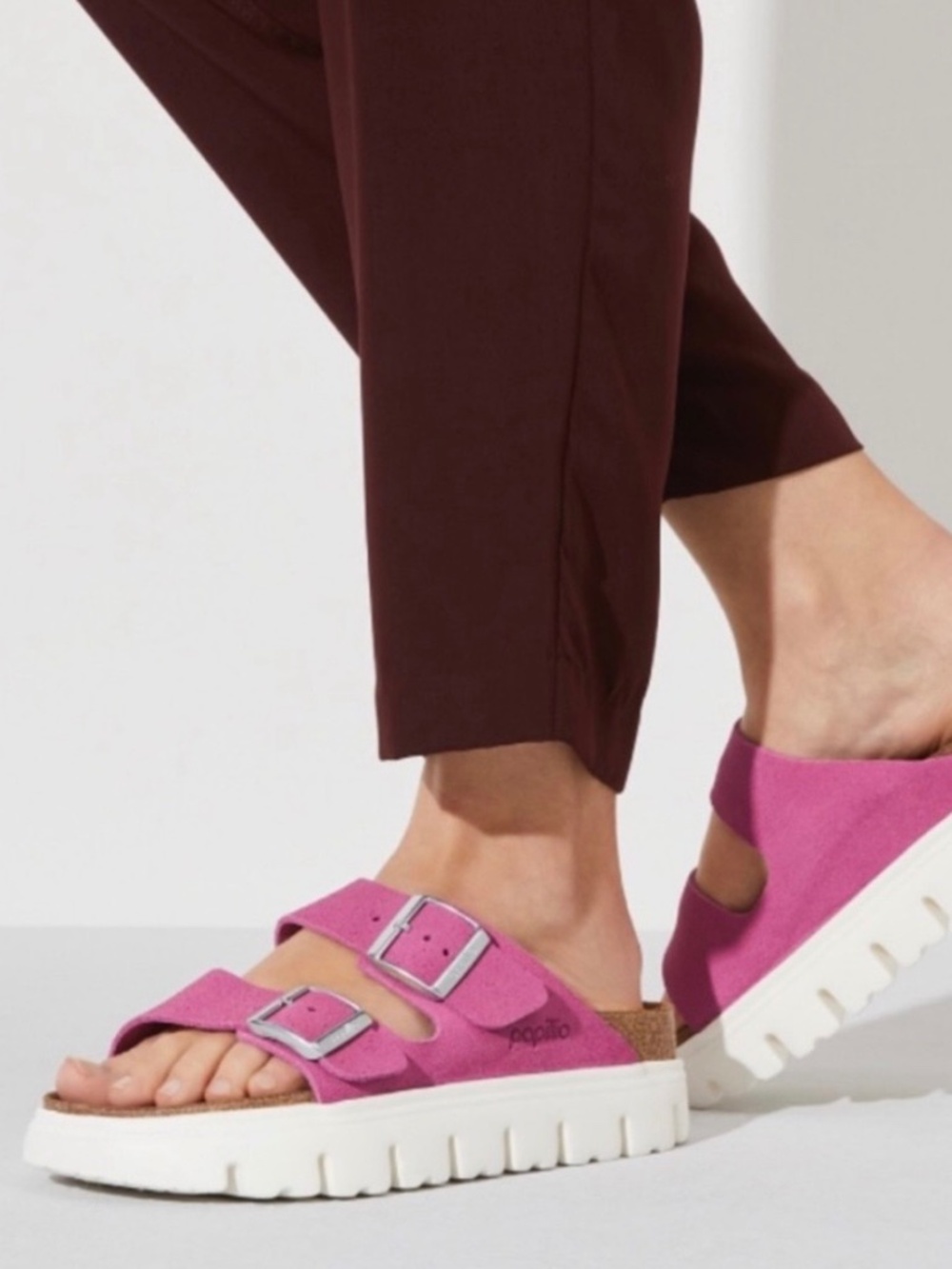 Fuchsia Tulip Birkenstock Papillio Sandals